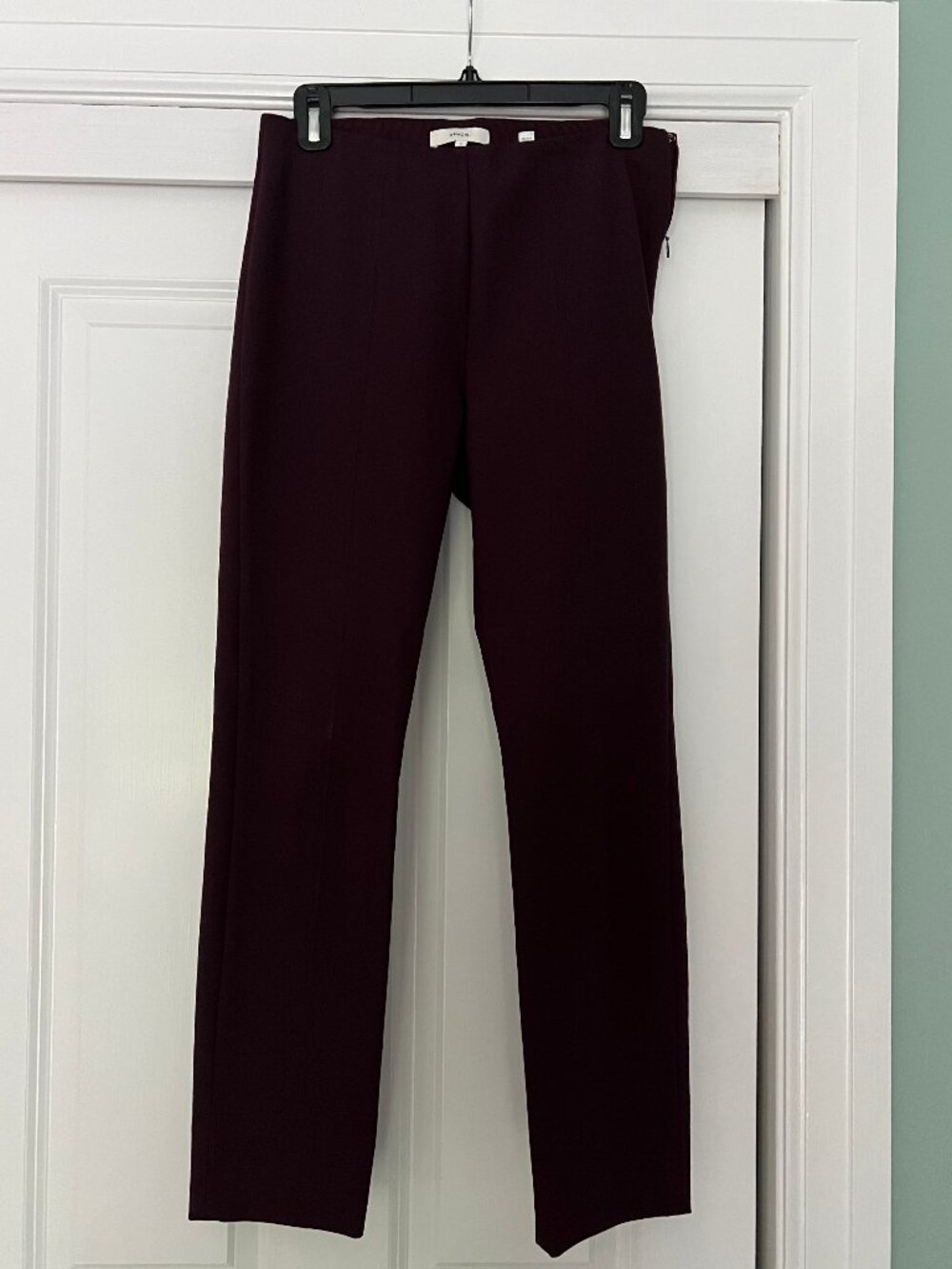 VINCE High-Rise Stitch-Seam Ponte Legging size M